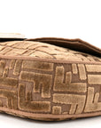 Velvet Jacquard FF Crystal Baguette Cappuccino