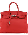 Togo BIRKIN 35 Rouge Pivoine