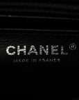 Caviar Quilted Mini Square Flap Black