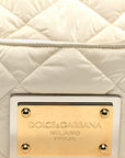 Marsupio Nylon Quilted Piumino 2 Belt Bag White