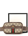 GG Supreme Monogram Ophidia Belted iPhone Case 85 34 Dark Brown