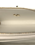 Caviar Quilted Small Business Affinity Flap White