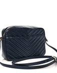 Calfskin Matelasse Monogram Lou Camera Bag Deep Marine