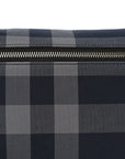 House Check Sonny Bum Bag Navy Grey