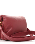 Lambskin Goya Puffer Bag Plumrose