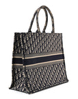 Oblique Large Book Tote Blue Multicolor