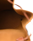 Triomphe Canvas Calfskin Bonnie Backpack Tan