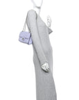 Aged Calfskin Chevron Quilted 2.55 Reissue Mini Flap Light Purple