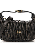 Nappa Matelasse Pouch Sand Coffee