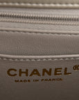 Metallic Goatskin Quilted 2.55 Reissue Mini Flap Silver