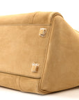 Suede Calfskin Medium New Luggage Beige