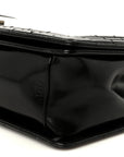 Patent Medium Boy Reverso Flap Black