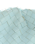 Nappa Maxi Intrecciato The Pouch Oversized Clutch Teal Washed