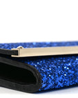 Glitter Milla Wallet on Chain Navy