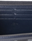 Recycled Fabric Jacquard Vitello King FF 1974 Baguette Soft Trunk Blue