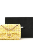 Tweed Quilted 2.55 Reissue Mini Flap Yellow