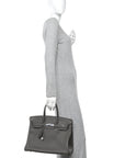 Taurillon Clemence Birkin 35 Etain