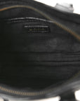 Agneau Classic Gold Hardware Nano City Black