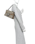 GG Supreme Monogram Small Dionysus Shoulder Bag Taupe