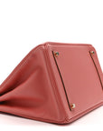 Epsom Birkin 35 Flamingo