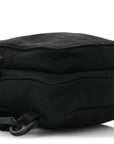 Nylon Logo Explorer Crossbody Messenger Bag Black