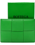Nappa Maxi Intrecciato Card Holder Parakeet