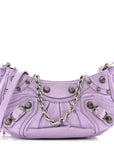 Agneau Arena Le Cagole Mini Purse With Chain Lilac