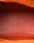 Goatskin Micro Luggage Light Orange