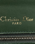 Ceramic Effect Deerskin Large D1ORama Flap Bag Malachite Green