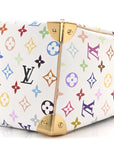 LV X TM Monogram Multicolor Speedy Bandouliere 25 White
