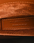 Canvas Calfskin Medium Classic Monogram Cassandra Top Handle Tan Natural