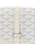 Goyardine Belvedere II PM Messenger Bag White