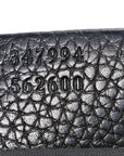 Pebbled Calfskin Small Soho Disco Bag Black