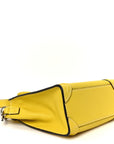 Drummed Calfskin Nano Luggage Citron