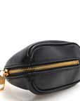 Lambskin Le Porte Calino Ring Top Handle Bag Black