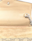 GG Supreme Monogram Super Mini Dionysus Shoulder Bag Taupe