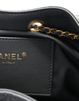 Caviar Quilted Small CHNL 25 Handbag Dark Grey