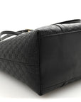 Soft MicroGCCIssima Small Zippered Satchel Black