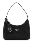 Tessuto Nylon Saffiano Mini Re-Edition 2005 Bag Black