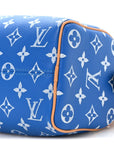 Calfskin Monogram Speedy P9 Bandouliere 20 Blue
