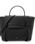 Grained Calfskin Mini Belt Bag Black