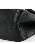 Aged Calfskin Quilted 2.55 Reissue 226 Flap Black