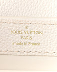 Taurillon Capucines East West Mini Optic White