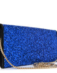 Glitter Milla Wallet on Chain Navy