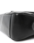Lambskin Chevron Quilted Large LouLou Black