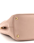 Saffiano Small Galleria Double Zip Tote Cammeo