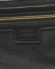 Nappa FF 1974 Embossed Large Baguette Black