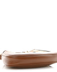New Canvas Charisma Calfskin Crystal GG Monogram Mini Jackie 1961 Hobo Camel Ebony