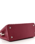 Ostrich Capucines MM Fuchsia