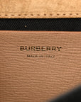 Derby Calfskin House Check Baby Macken Crossbody Bag Camel